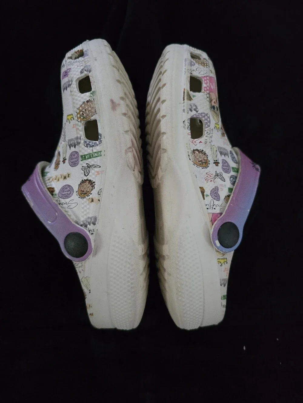 TAYLOR 1989 Cruel Summer White Custom Clog 32 US 13.5/1 Kids - Swifty GUC